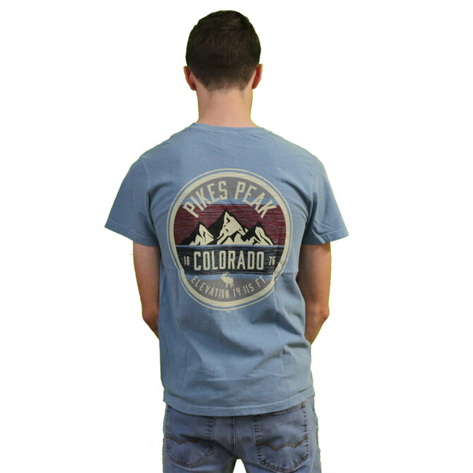BOULDER CANYON APPAREL Tee - Brush Stroke Mtn Elk Eee Bay