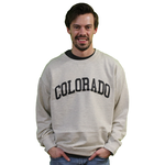 Prairie Mtn Screening Colorado Applique Crew Neck Sweatshirt