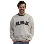 Prairie Mtn Screening Colorado Applique Crew Neck Sweatshirt