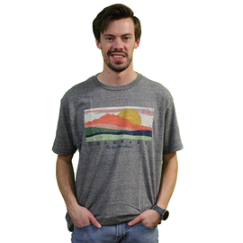Prairie Mtn Screening Sunny Rocky Mountains Colorado T-Shirt