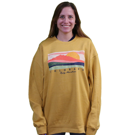 Prairie Mtn Screening Colorado Sunny Crew Neck Sweatshirt