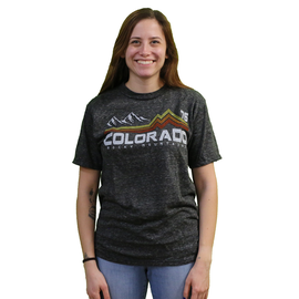 Prairie Mtn Screening Banded Colorado Mountains and Snow T-Shirt