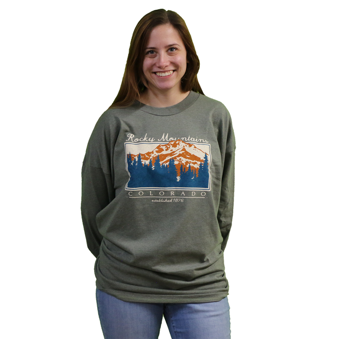 Prairie Mtn Screening Diesel Rocky Mountains Colorado Long Sleeve Shirt