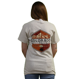 Prairie Mtn Screening Colorado Rocky Mountain Shield T-Shirt