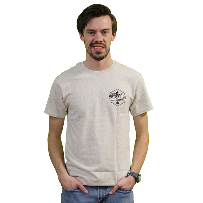 Prairie Mtn Screening Colorado Rocky Mountain Shield T-Shirt