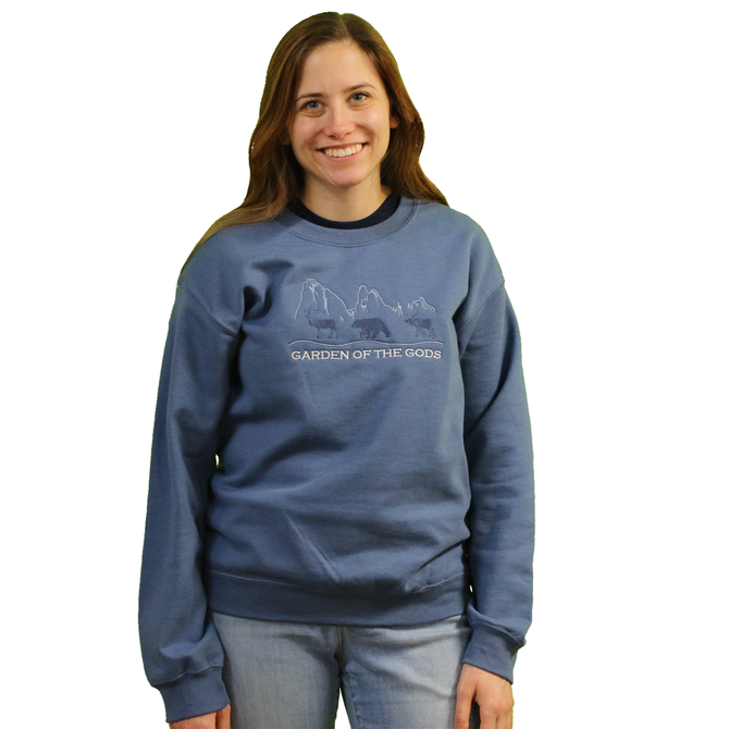 WORLDWIDE SPORTSWEAR Tee/Crew - Garden of the Gods w/ Animals