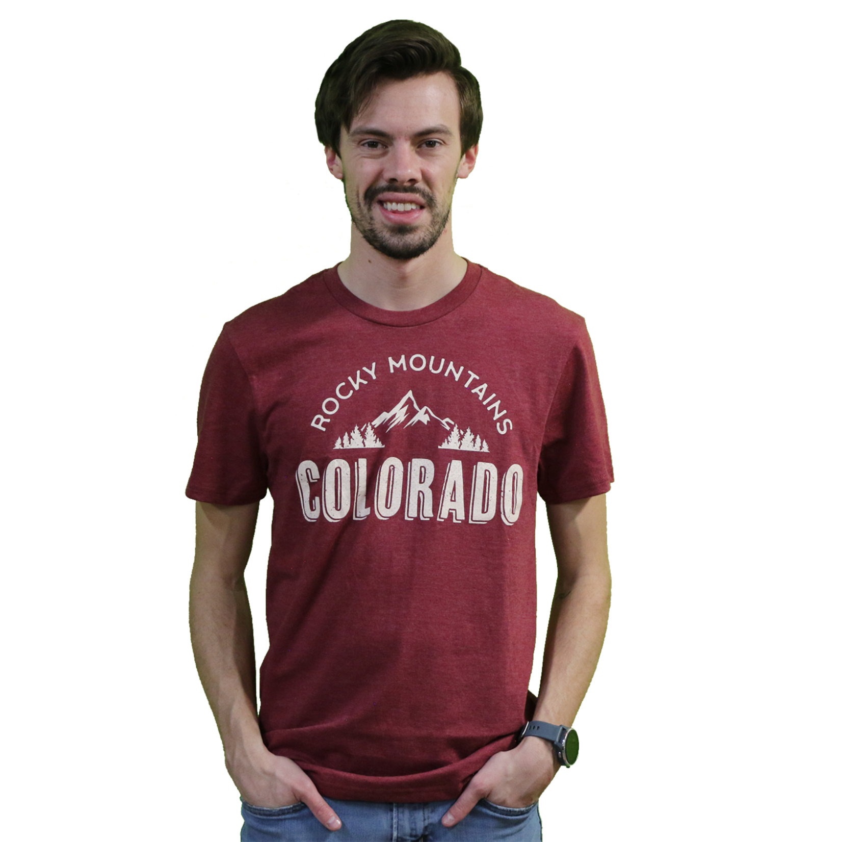 Ocean Beach Company Rocky Mountains Colorado T-Shirt