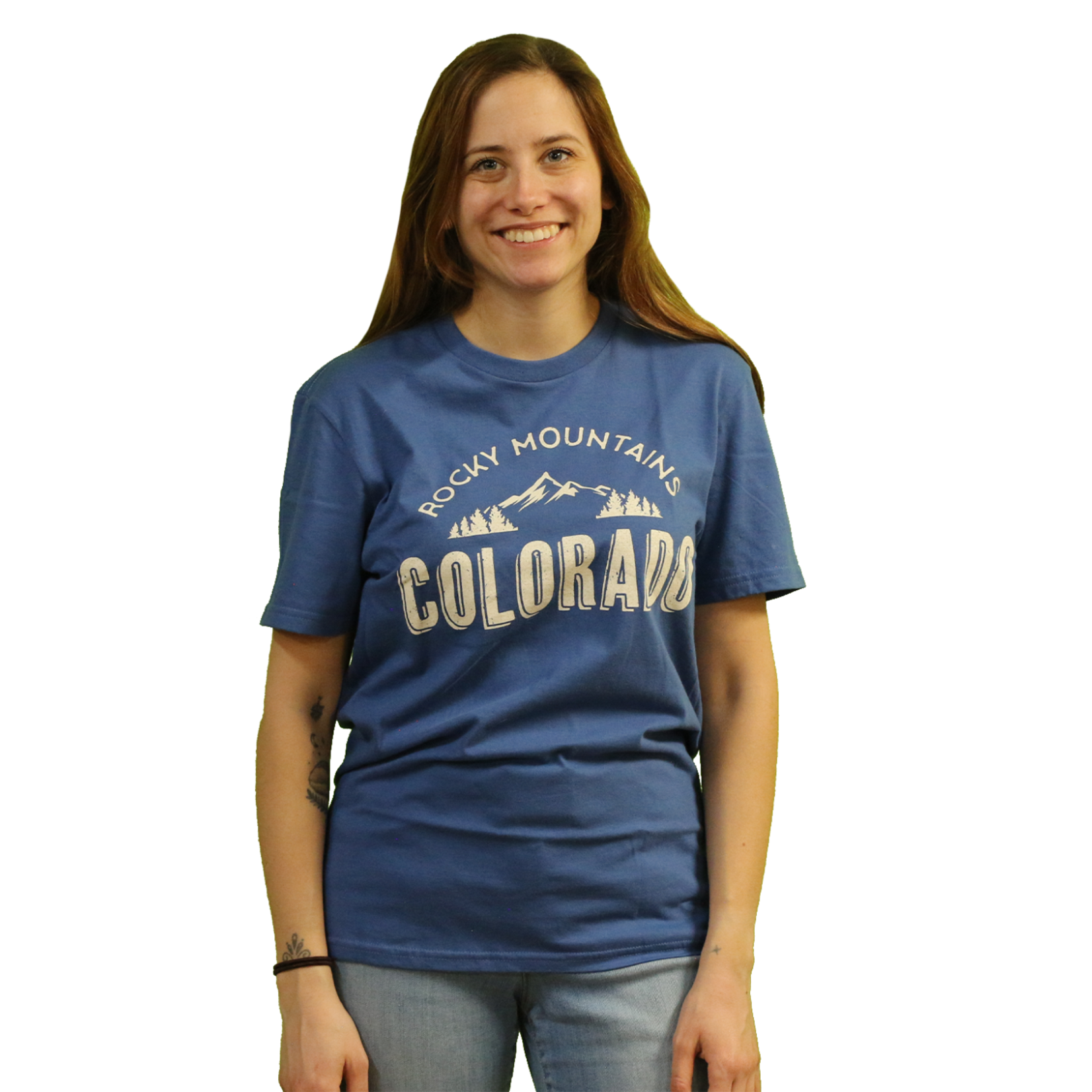 Ocean Beach Company Rocky Mountains Colorado T-Shirt