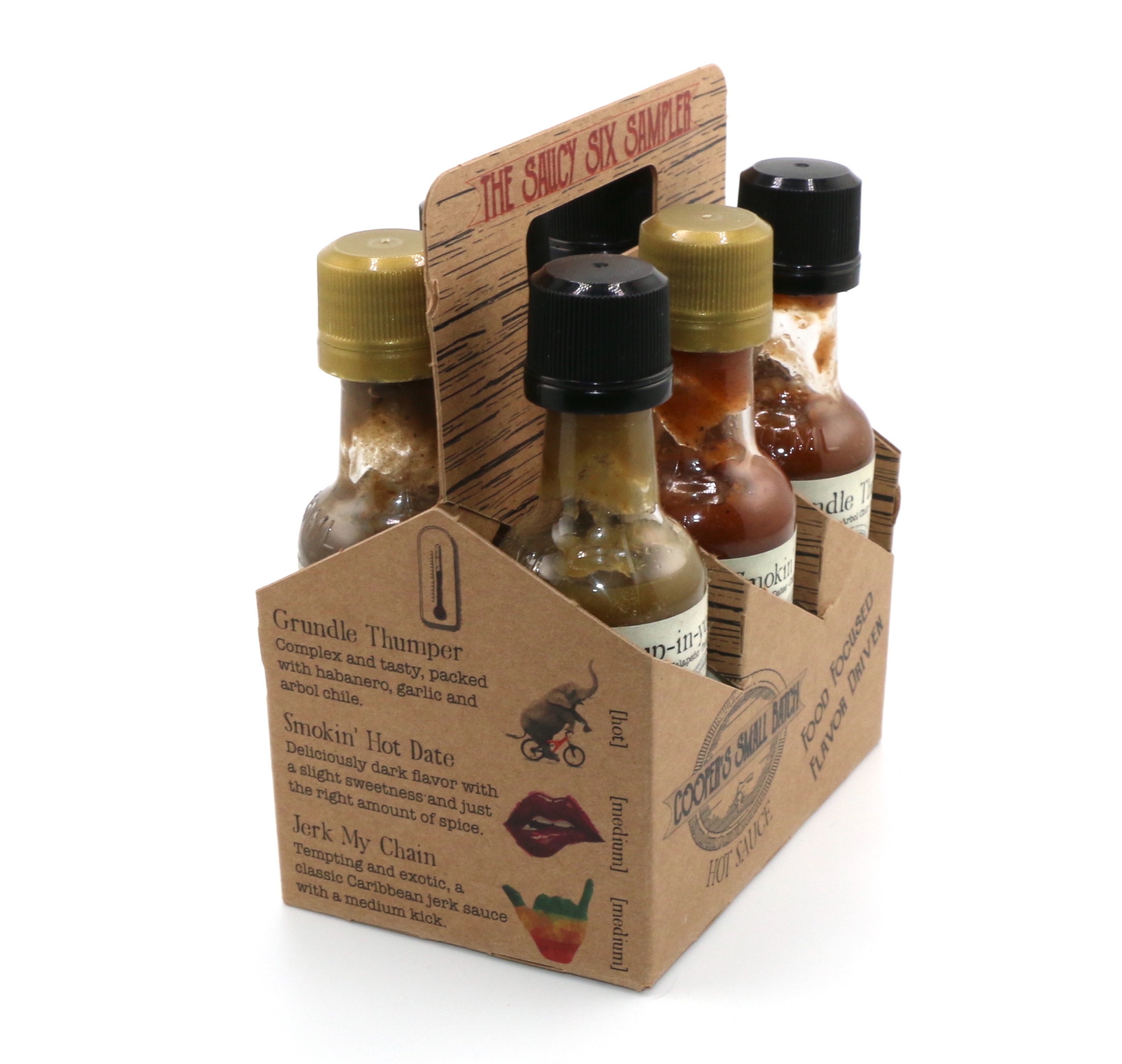 Saucy Hot Sauce Sampler 6 Pack Garden of the Gods Trading Post