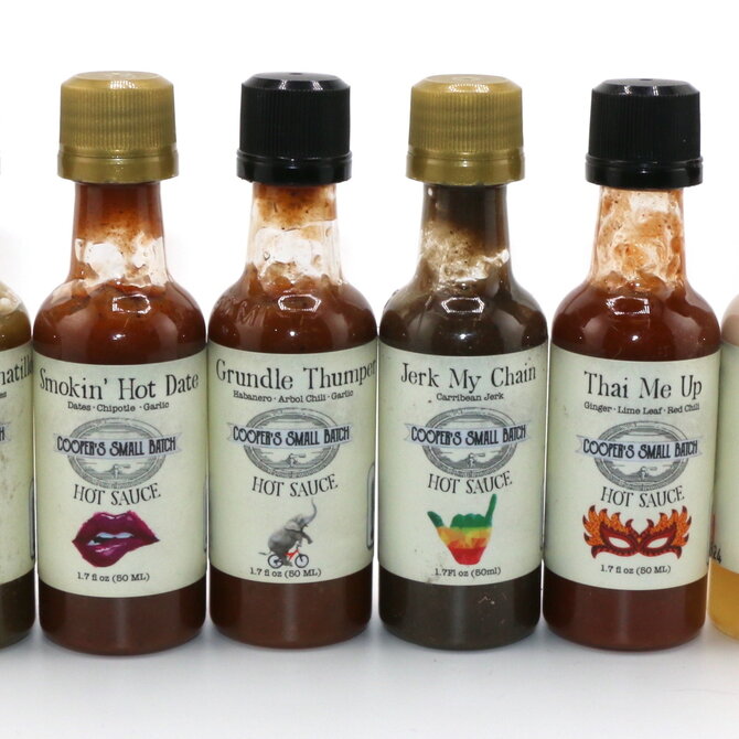 Coopers Small Batch Saucy Hot Sauce Sampler - 6 Pack