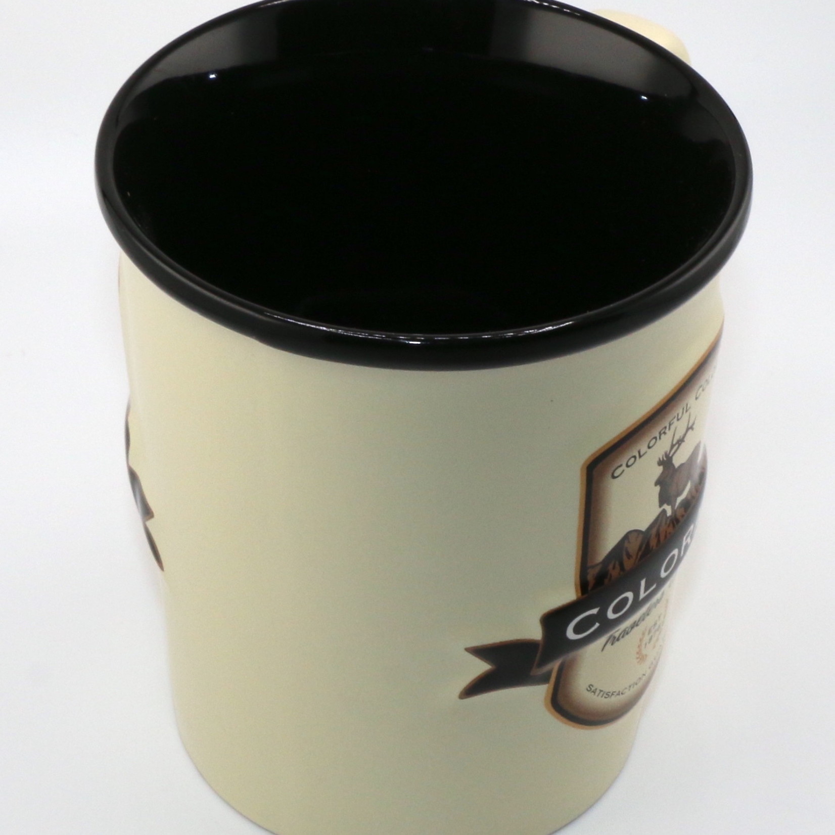 AMERICAWARE Colorado Ceramic Mug With Elk Emblem