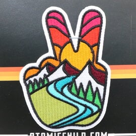 Atomicchild Llc Patch - Embroidered Peace Fingers