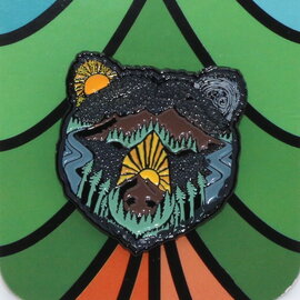 Atomicchild Llc Pin - Bear Face