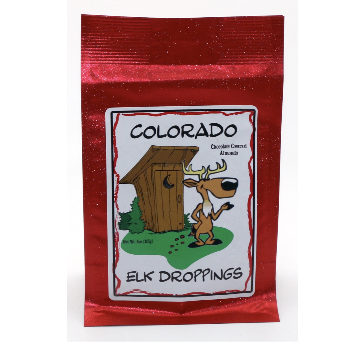 Colorado Elk Droppings Chocolate Covered Almonds 4 oz. Garden of