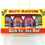 SOUTHWEST SPECIALTY FOOD Ass Kickin' Hot Sauce Mini Bottle 4-Pack SOUTHWEST SPECIALTY FOOD Ass Kickin' Hot Sauce Mini Bottle 4-Pack