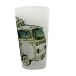 Wild Tribute Retro Microbus and Pikes Peak Frosted Pint Glass
