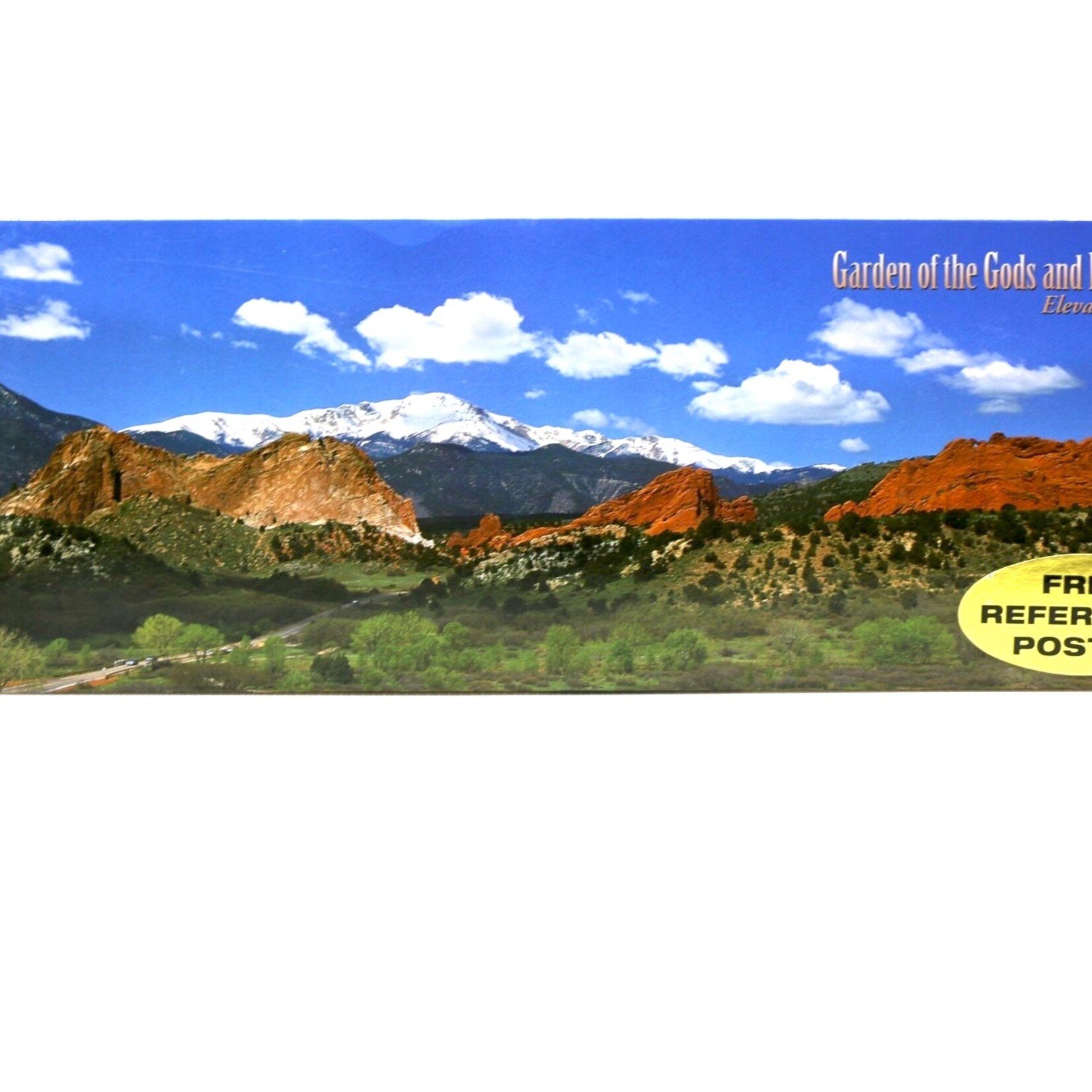 IMPACT COLORADO Garden of the Gods and Pikes Peak Panoramic Jigsaw Puzzle
