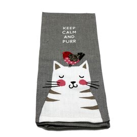 Kay Dee Designs Tea Towel - Keep Calm and Purr