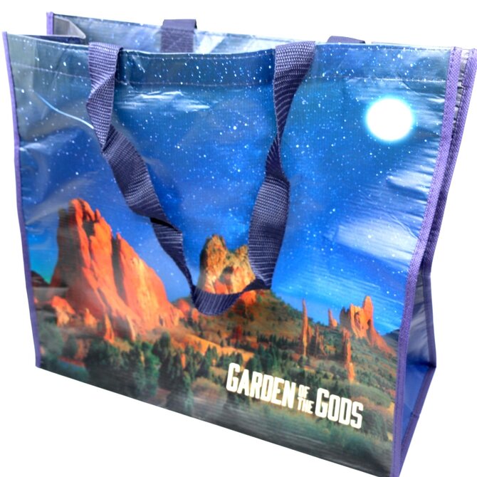 Garden of the Gods Recycled Tote Bag - Starry Night
