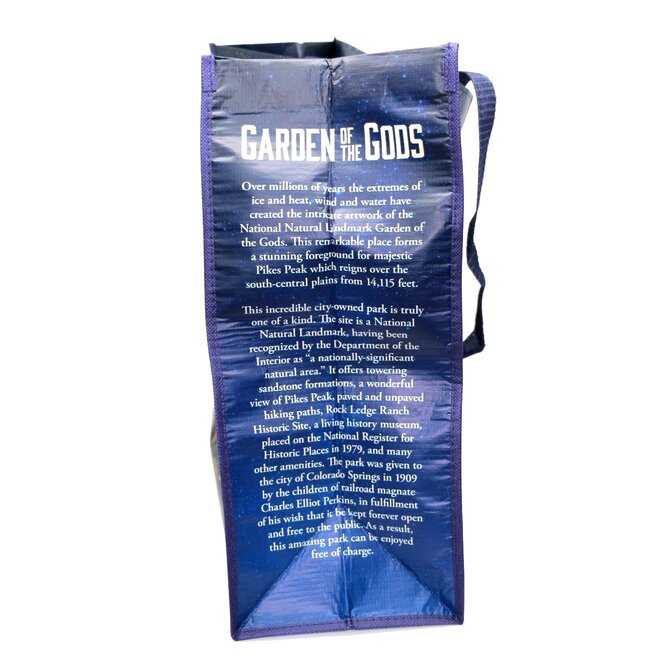 Garden of the Gods Recycled Tote Bag - Starry Night