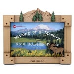 Lasercraft Designs Mountain Moose Wooden  Frame - 4x6