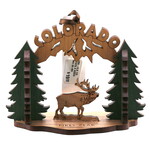 Lasercraft Designs 3D Wooden Colorado Elk Ornament