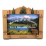 Lasercraft Designs Wooden Bear and Tree Photo Frame - 4x6
