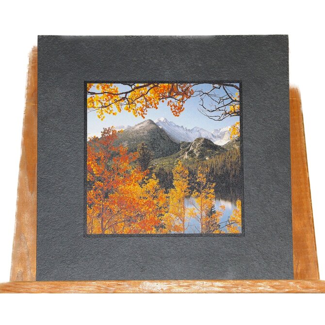 Colorado Photographics Slate  - Longs Peak Bear Lake