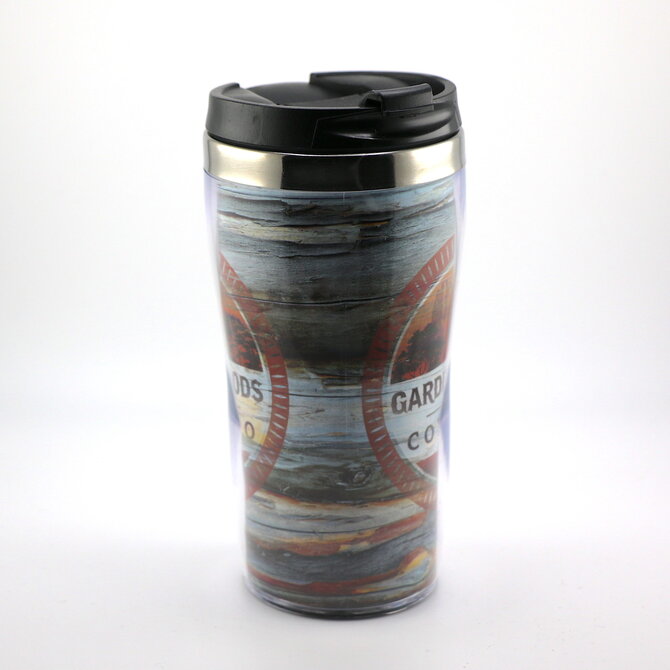 Travel Mug - Wood Stamp Garden of the Gods