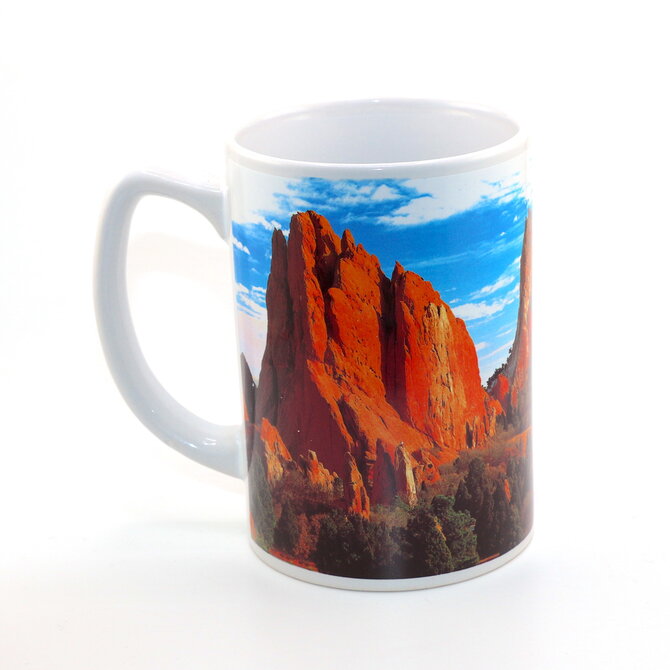 Mug - Scattered Clouds Over Garden of the Gods