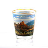 Garden of the Gods Scattered Clouds Shot Glass