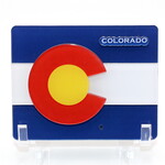 IMPACT COLORADO Laser Cut Colorado State Flag Magnet