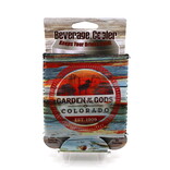 Garden of the Gods Wood Stump Beverage Cooler/Coozie