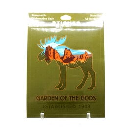 Garden of the Gods Moose Silhouette Sticker