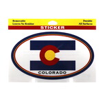 IMPACT COLORADO Oval Colorado State Flag Sticker