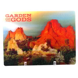 IMPACT 3D Morning Storm in the Garden of the Gods 3D Postcard