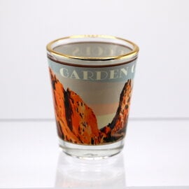 Vintage Design Garden of the Gods Shot Glass