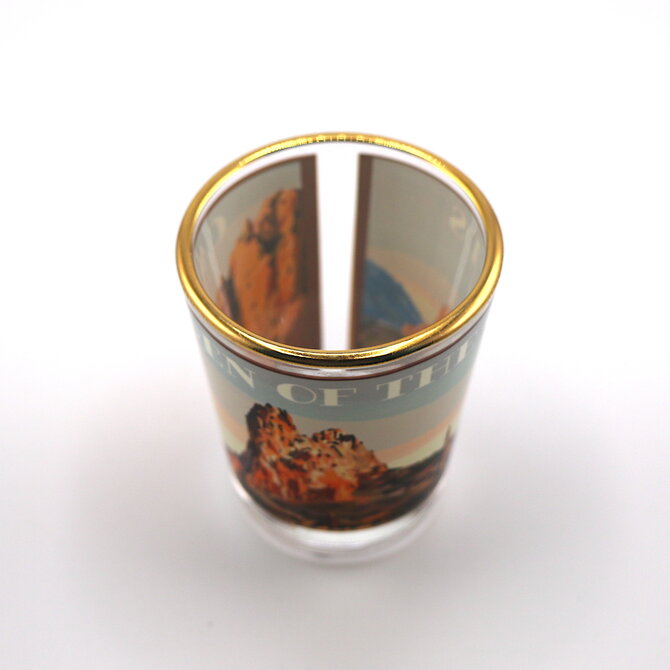 Vintage Design Garden of the Gods Shot Glass