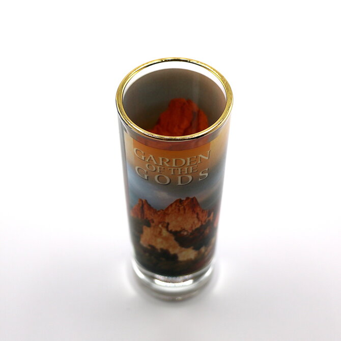 Garden of the Gods Storm Tall Shot Glass
