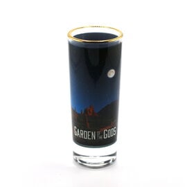 Starry Night Garden of the Gods Tall Shot Glass