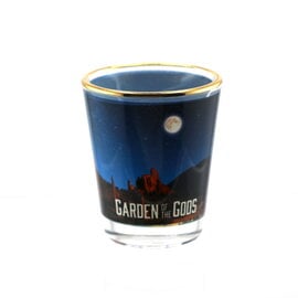 Starry Night Garden of the Gods Shot Glass