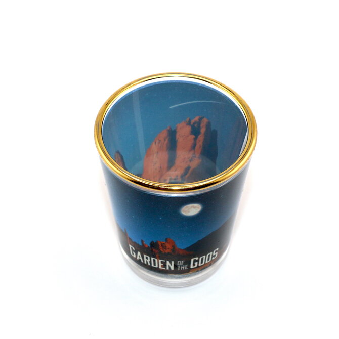 Starry Night Garden of the Gods Shot Glass