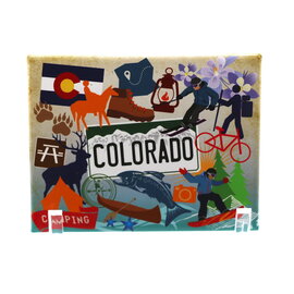 Magnet - Colorado License Plate Pop Art