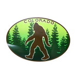 LAURIE LAMBES GREAT STUFF Colorado Sasquatch in the Forest Sticker