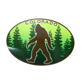 LAURIE LAMBES GREAT STUFF Colorado Sasquatch in the Forest Sticker