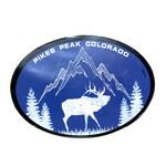 LAURIE LAMBES GREAT STUFF Elk on Pikes Peak Mini Sticker