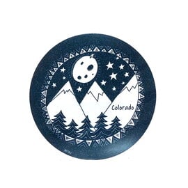 LAURIE LAMBES GREAT STUFF Colorado Cookie Moon Sticker