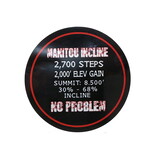 LAURIE LAMBES GREAT STUFF Manitou Springs Incline Stats Round Sticker