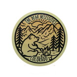 LAURIE LAMBES GREAT STUFF The Bear Necessities Colorado Round Sticker