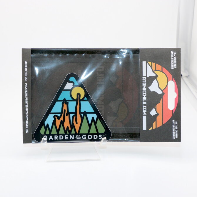 Atomicchild Llc Garden of the Gods Triangle Sticker